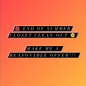 🌺 Summer Clean Out 🌼